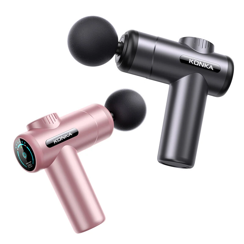 (image for) KONKA V19 Fascia Gun 6 Speeds Adjustable 6 Massage Heads Massager Gun Relieve Fatigue Muscle Relaxation 1200mAh